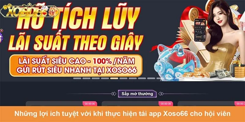 Những lợi ích tuyệt vời khi thực hiện tải app Xoso66 cho hội viên